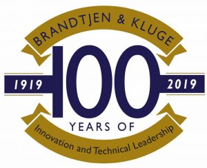 Kluge 100 years logo